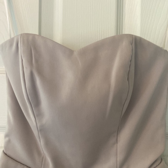 Womens size 2 H&M gray strapless dress - Picture 5 of 10
